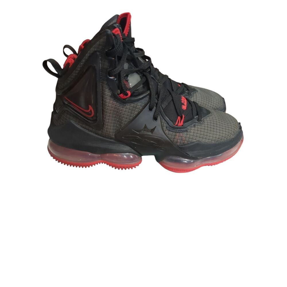 Nike LeBron XIX 19 Black Red CZ0203-001 Men’s Size 6